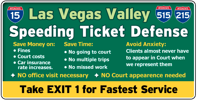 North Las Vegas Traffic and Speeding Ticket Lawyer | Free Consultation