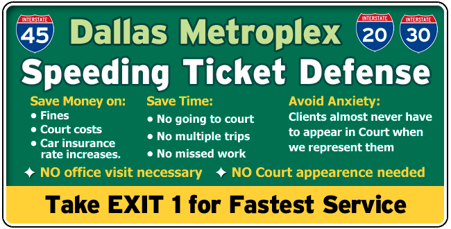 Cockrell Hill, Texas Traffic and Speeding Ticket Lawyer | Free Consultation