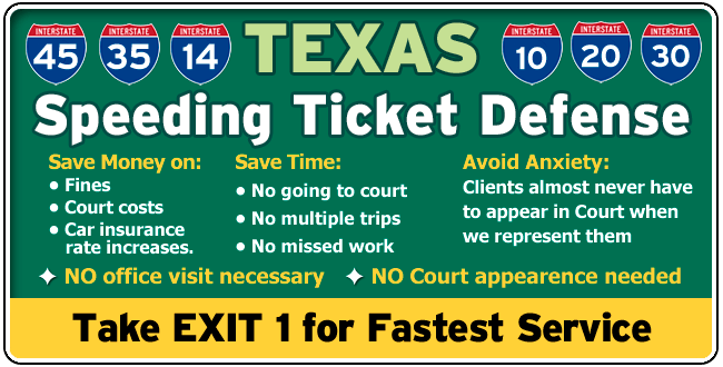 Texas Traffic and Speeding Ticket Lawyer | Free Consultation